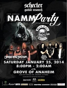 Schecter NAMM After Party 2014