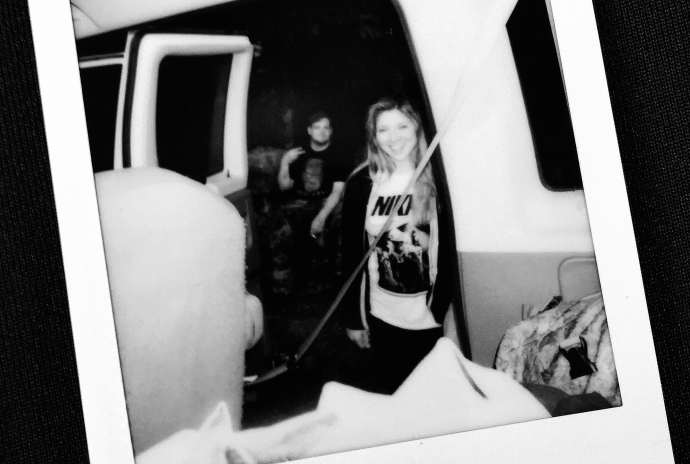 inside van