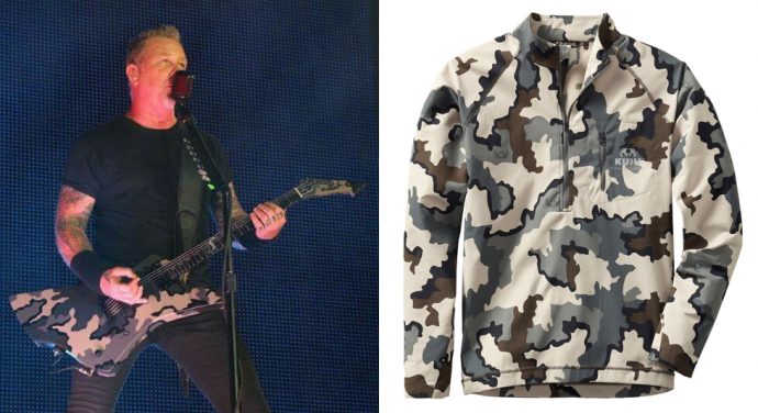 James Hetfield Hunting Camouflage ESP Snakebyte Live