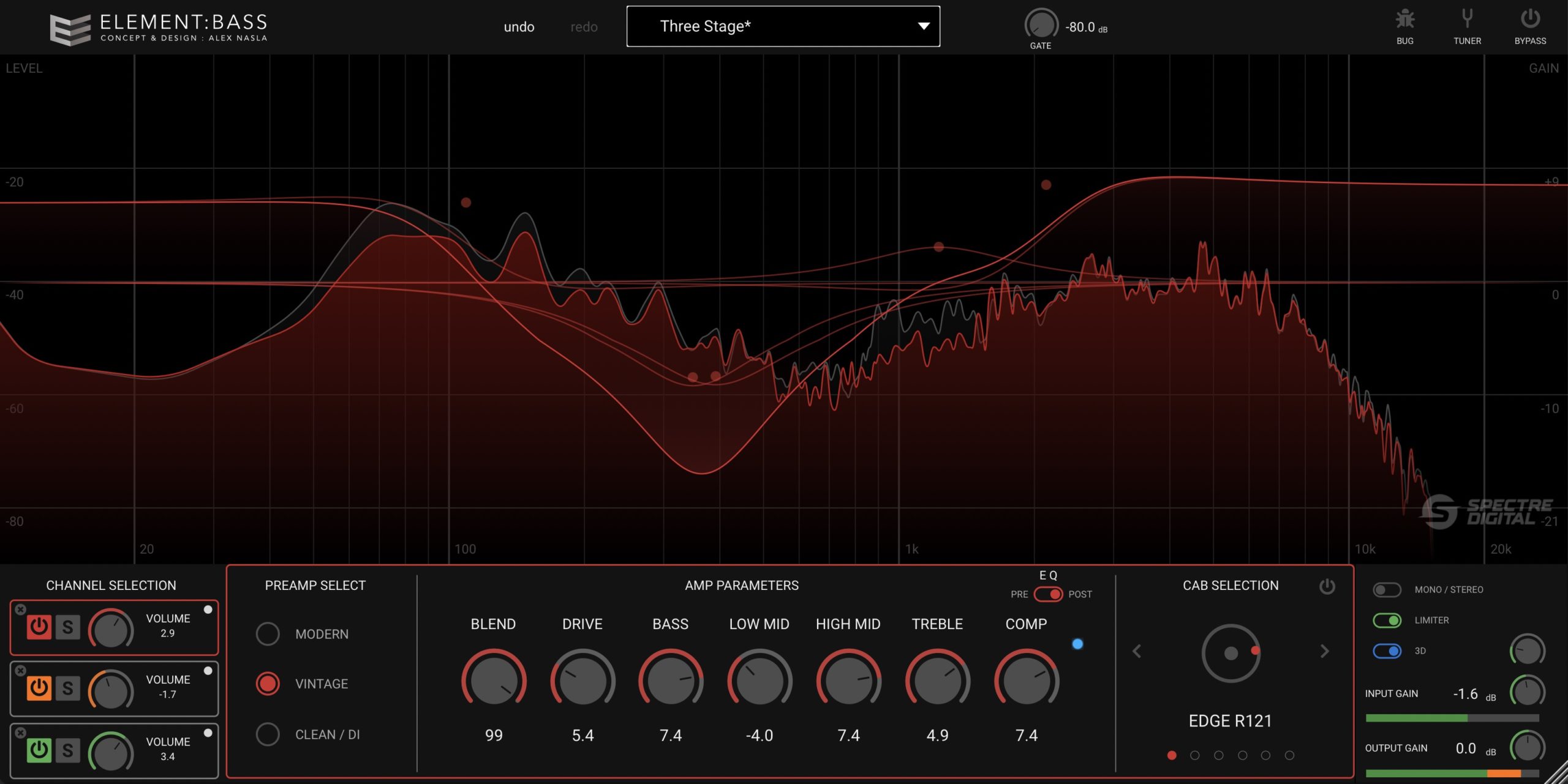 Element Bass Main UI