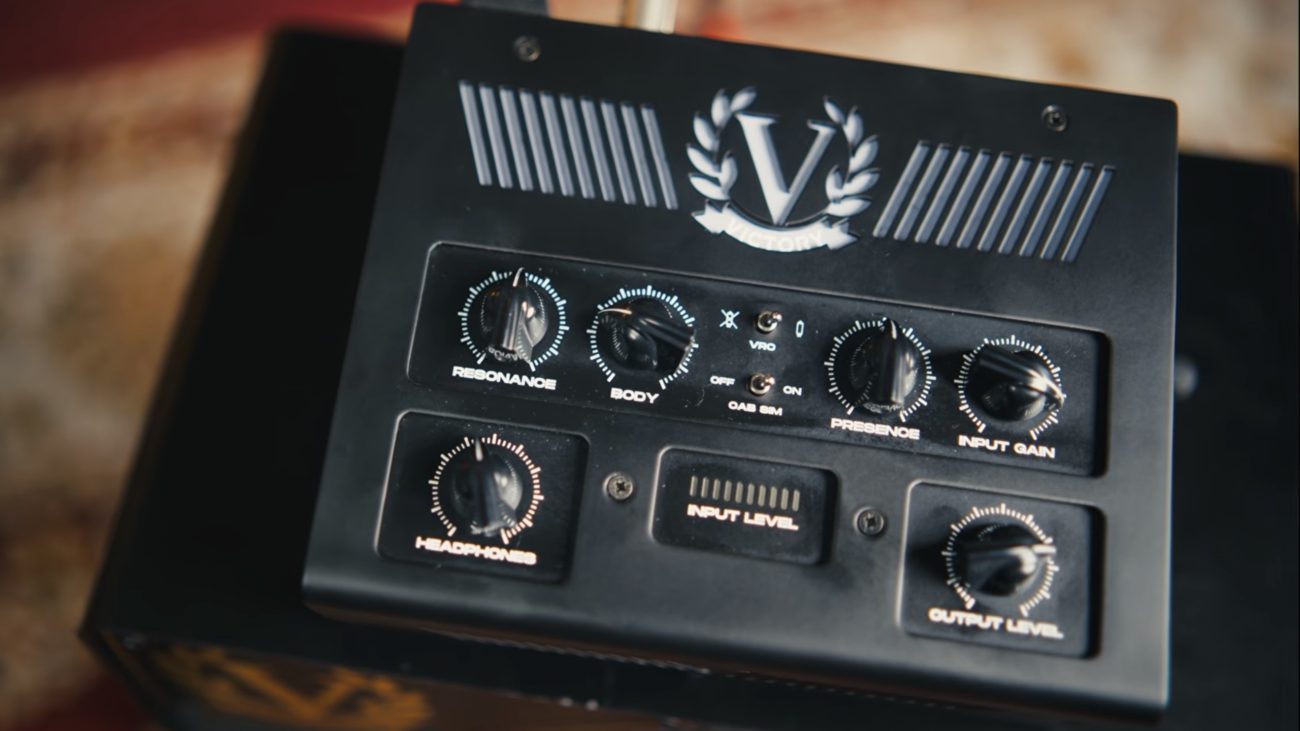 Victory PowerValve 200 valve power amp with resonance, body, presence, and gain controls.