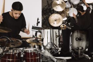 A photo of AngelMaker drummer Steven Sanchez