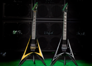 A photo of the ESP LTD Alexi Laiho Arrowhead SE and Sawtooth SE