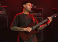 A photo of Rodney Dudum demoing the LTD TH-400