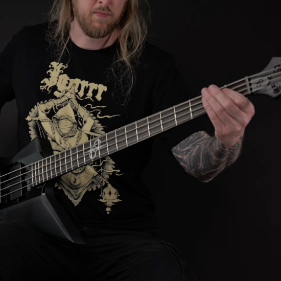 A photo of the Solar Guitars E2.4RSB