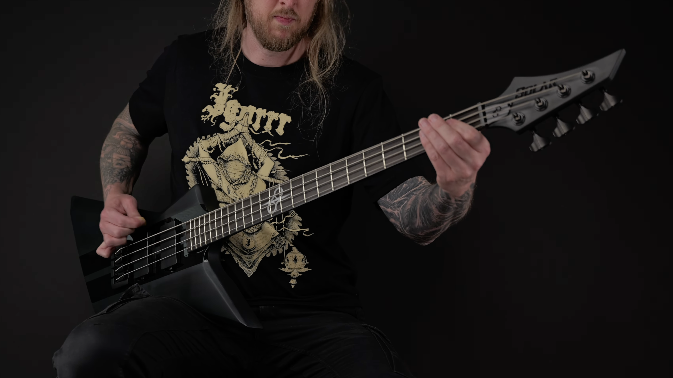A photo of the Solar Guitars E2.4RSB
