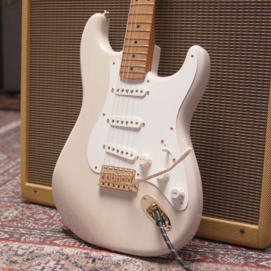 A photo of the Fender Stratocaster