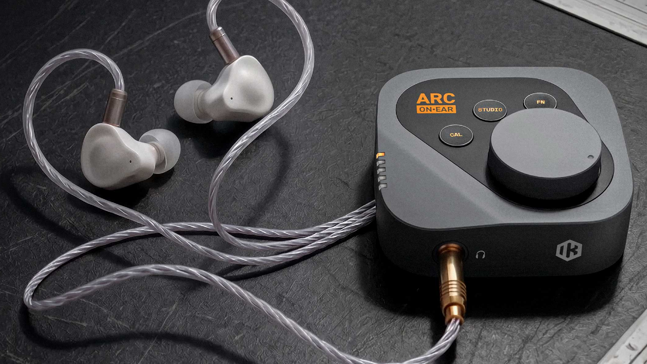 A photo of the IK Multimedia ARC ON EAR 1.5