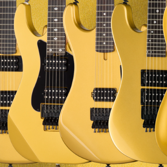 A photo of the Kramer 50th Anniversary lineup.