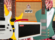 A photo illustrating the Musician's Friend 4th of July Sale
