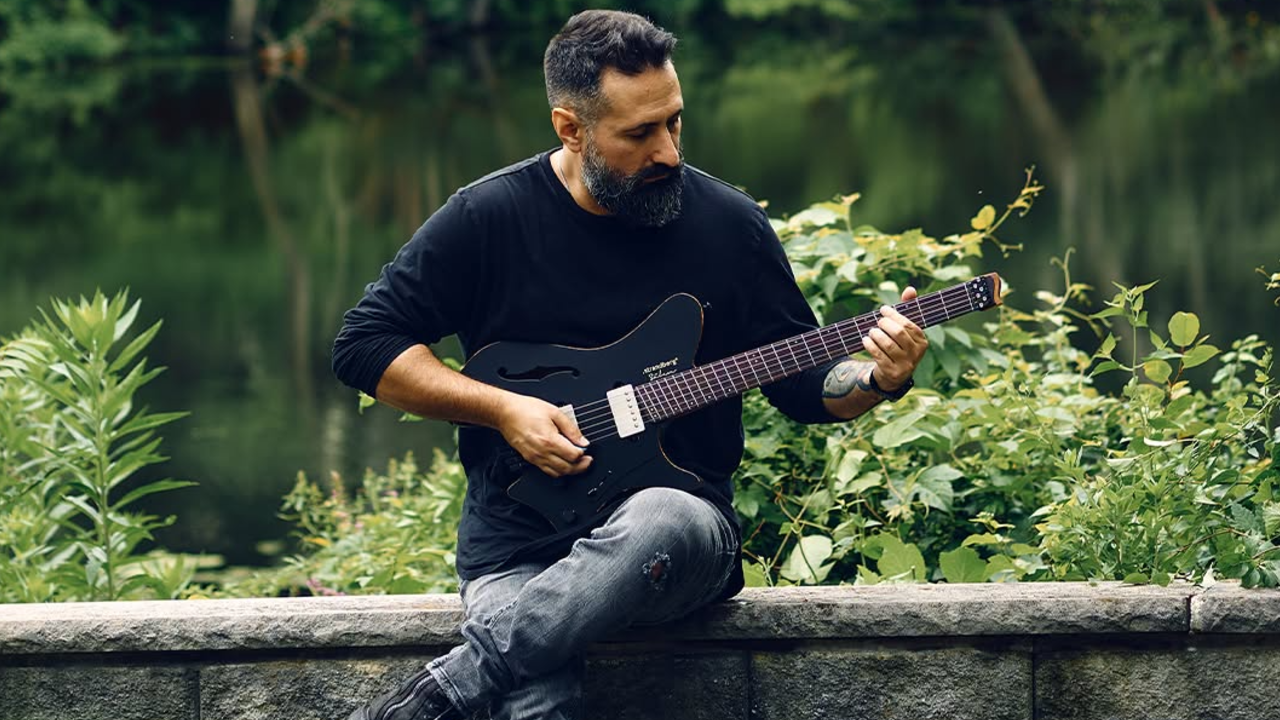 A photo of Jake Bowen playing A Strandberg