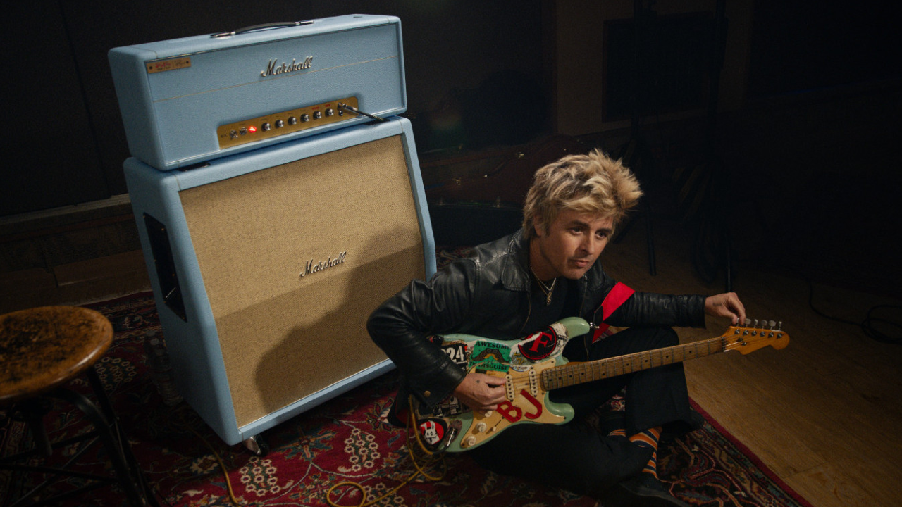 A photo of Green Day frontman Billie Joe Armstrong with the new 1959BJA