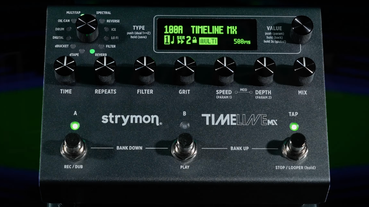 A photo of the Strymon TimeLine MX