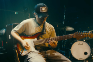 A photo of Sungazer guitarist Joshua De La Victoria playing the Neural DSP Quad Cortex