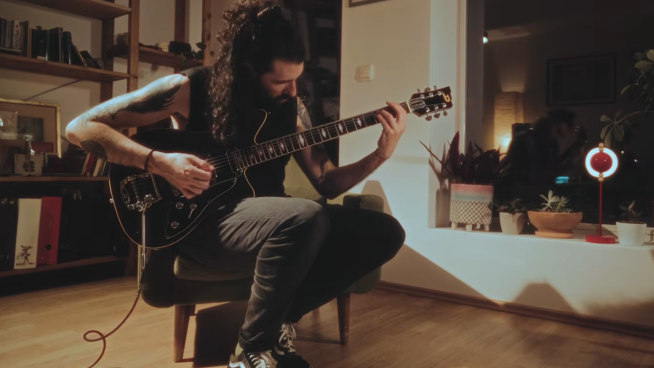 A photo of The Ocean guitarist Marco Gennaro