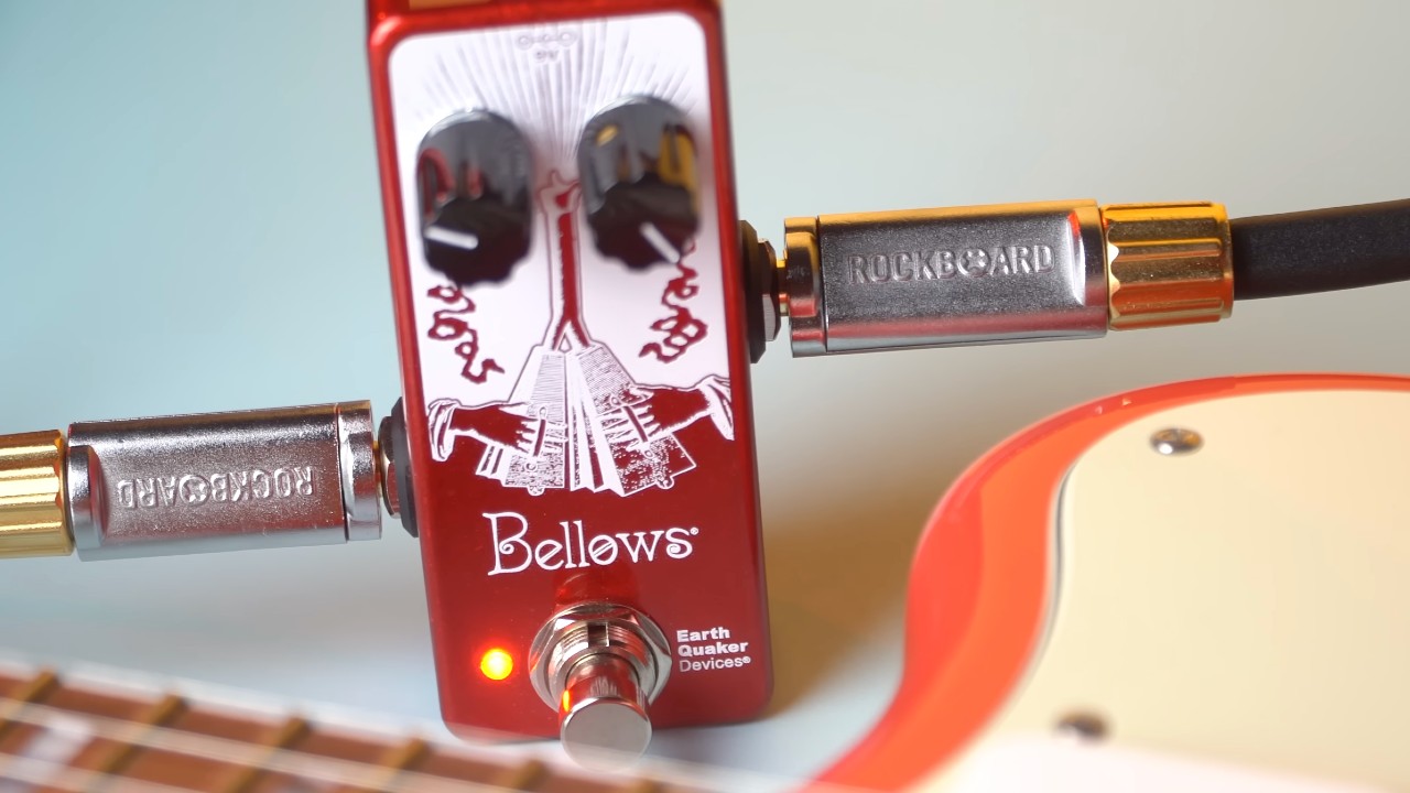 A photo of the Earthquaker Devices Bellows Fuzz Driver pedal