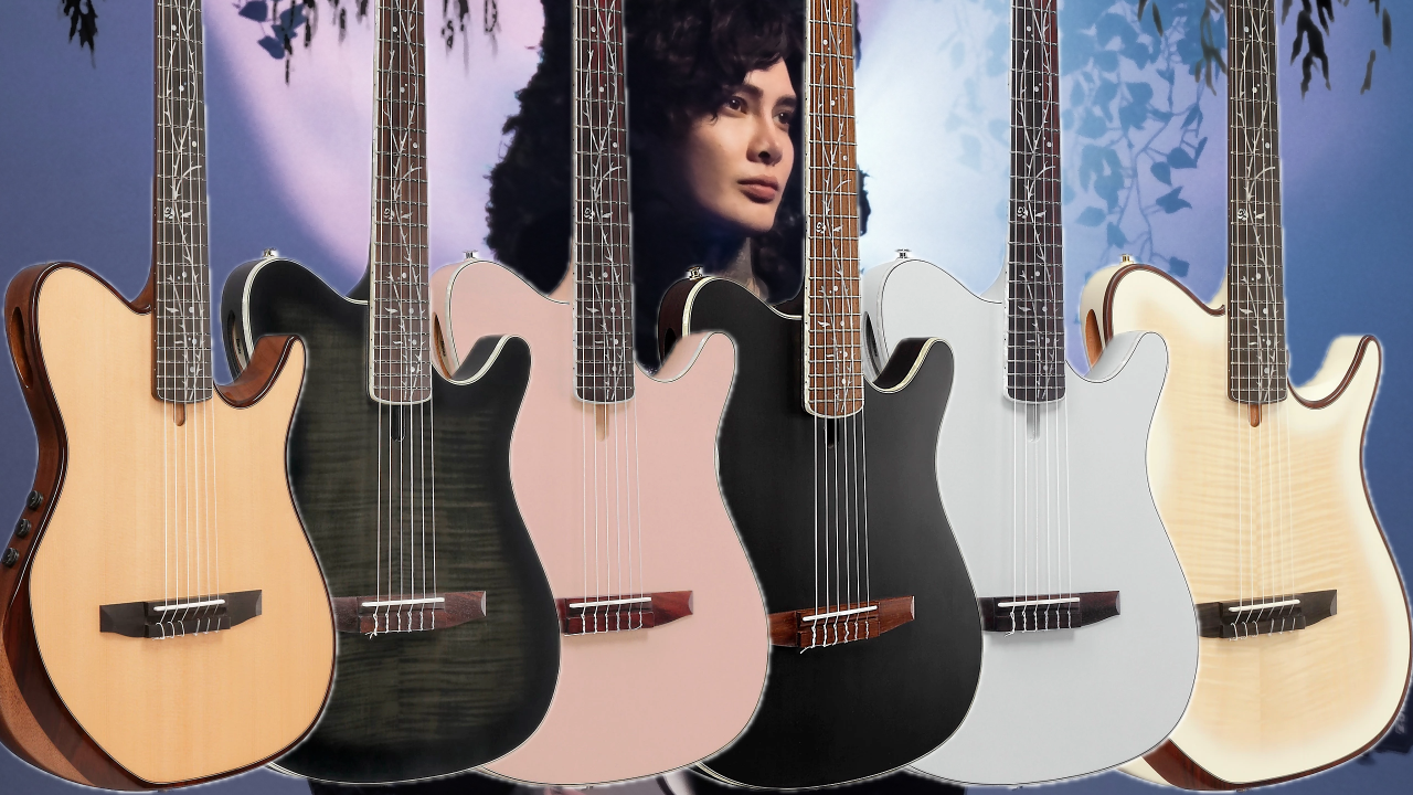 A photo of the new Tim Henson signature models in new colorways
