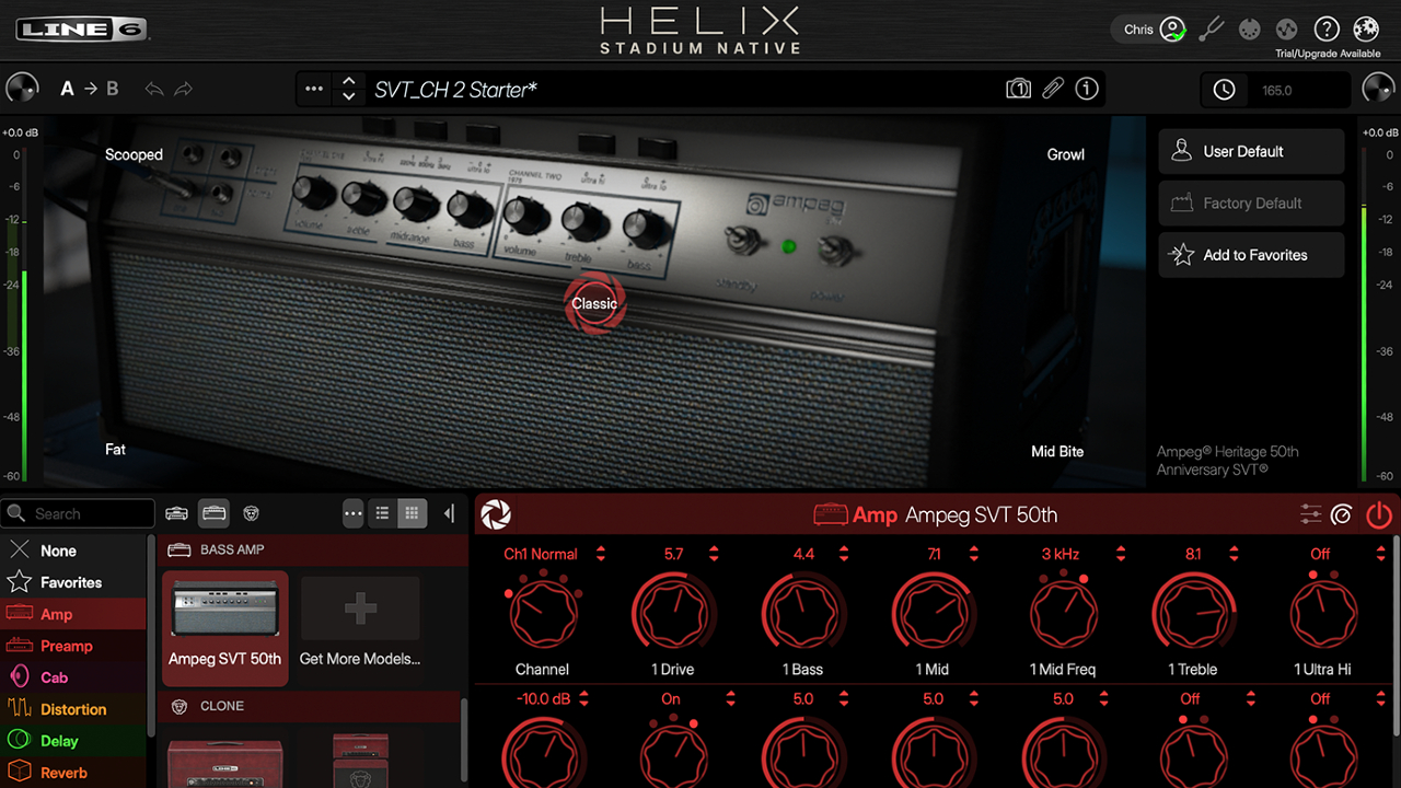 A photo of the Line 6 Helix Stadium Native