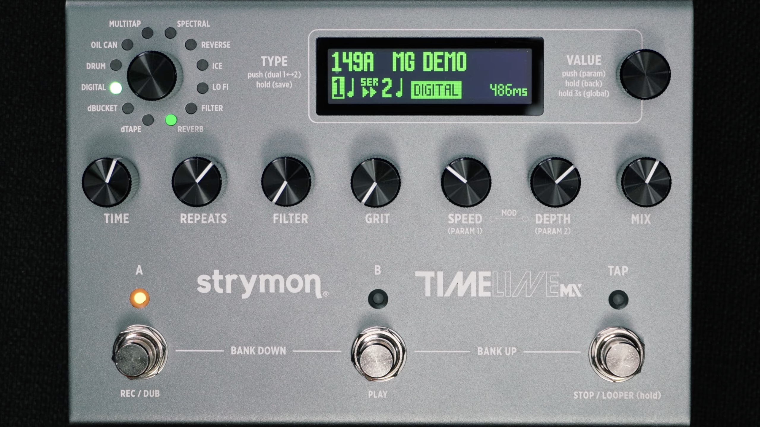Photo of the Strymon TimeLine MX