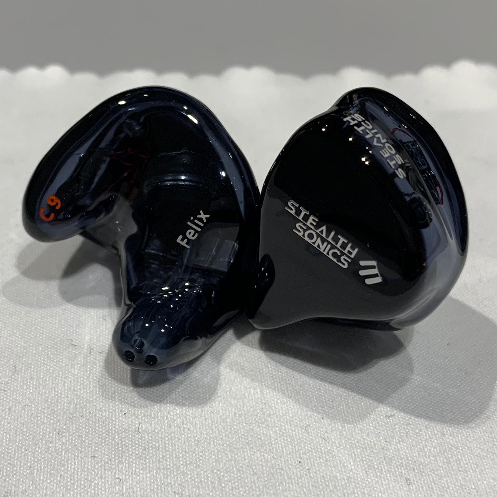 Stealth Sonics custom IEM canal tip showing three sound bores